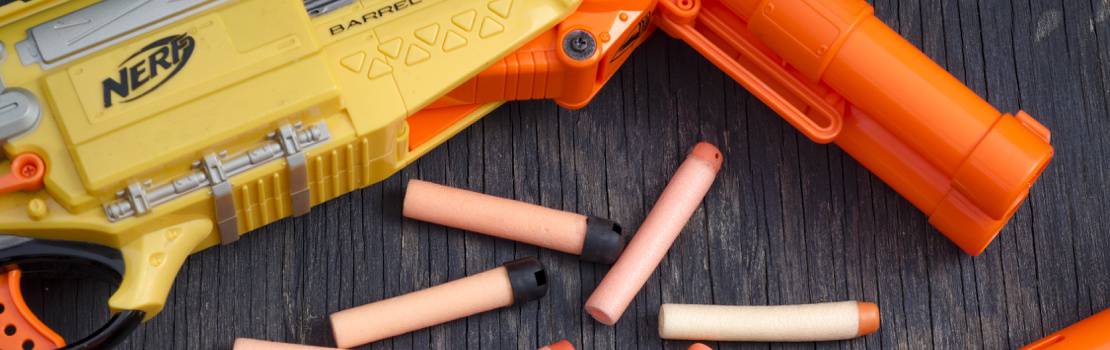 2. Nerf Blasters