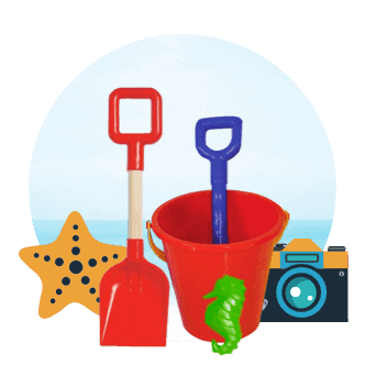 The classic bucket and spade