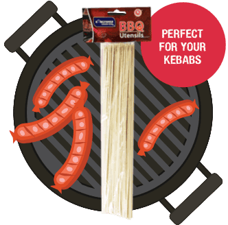 Wooden BBQ Skewers