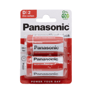Panasonic Special D Zinc Batteries 2pk