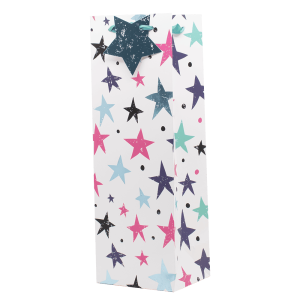 Gift Bag Bottle - Bright Stars W125 x H365 x D100mm