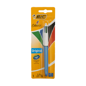 Bic 4 Colour Ball Pen Carded