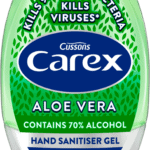 Carex Hand Gel Aloe Vera 70% Alcohol 50ml from Harrisons Direct