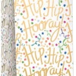Wholesale Gift Bag Bottle - Hip Hip Hooray W125 x H365 x D100mm from Harrisons Direct