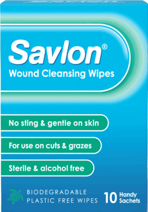 Savlon Wound Cleansing Wipes 10's from Harrisons Direct