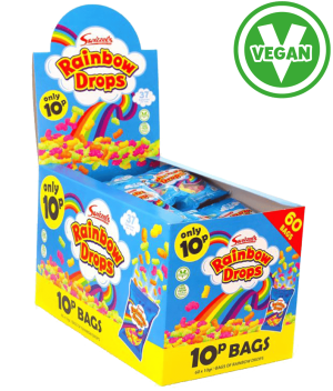 Swizzels Rainbow Drops 10g - Best Before End 06/26