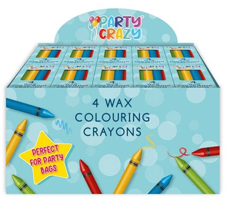 Wax Crayons 4 Pack