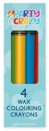 Wax Crayons 4 Pack