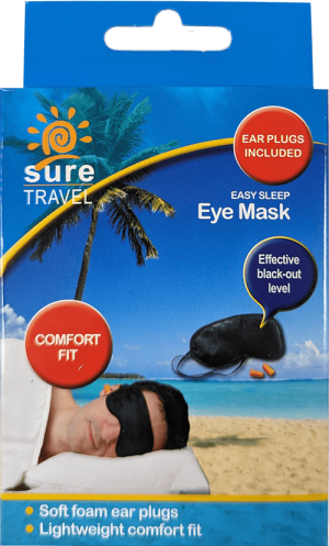 Sure Travel Eye Mask & Ear Plugs