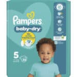 Wholesale Pampers Baby-Dry Nappies Size 5, 11-16kgs, 24-35lbs 23’s from Harrisons Direct
