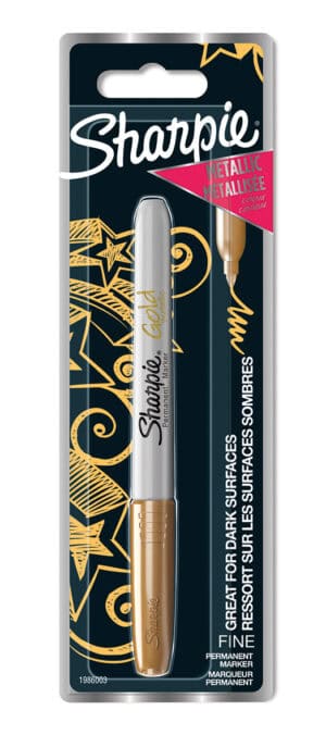 Sharpie Gold Fine Metallic Marker Hang Pack