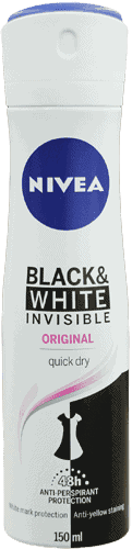 Wholesale Nivea Anti-Perspirant Deodorant Black & White Clear For Women 150ml from Harrisons Direct