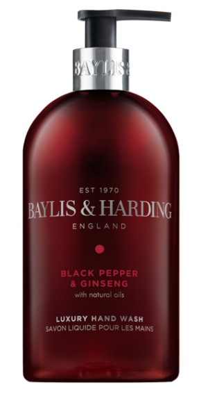 Wholesale Baylis & Harding Men's Black Pepper & Ginseng 500ml Hand Wash from Harrisons Direct