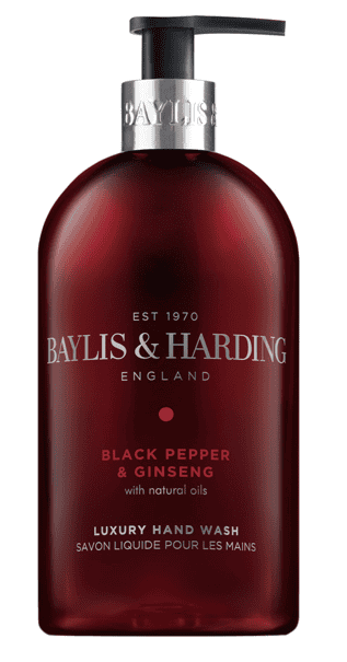 Wholesale Baylis & Harding Men's Black Pepper & Ginseng 500ml Hand Wash from Harrisons Direct