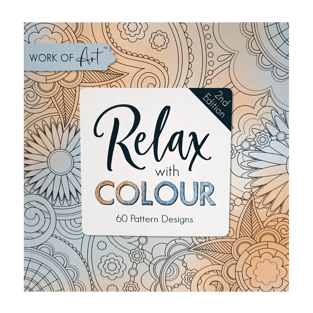 Work Of Art Colouring Book Series Two 3 Assorted Designs