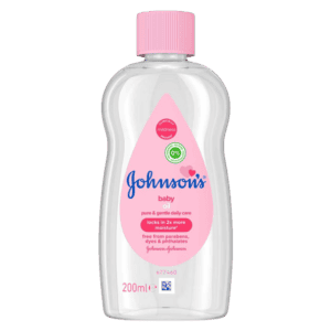 Johnson’s Baby Oil 200ml from Harrisons Direct