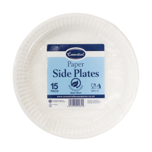 Paper Plates White 18cm 15’s from Harrisons Direct