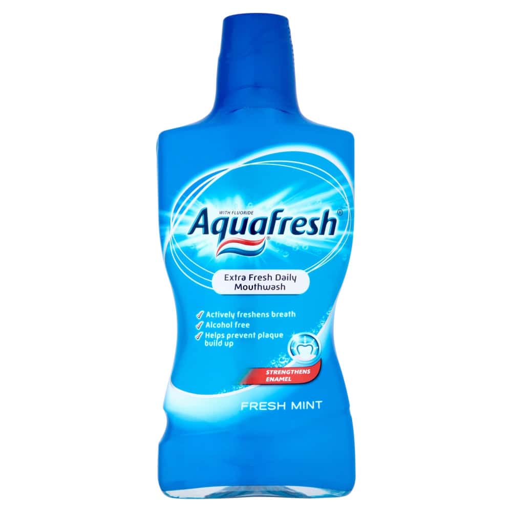 Aquafresh Mouthwash Fresh & Minty 500ml