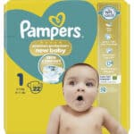 Wholesale Pampers New Baby Premium Protection Nappies Size 1 2-5kg, 4-11lbs 22’s from Harrisons Direct