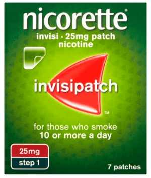 Nicorette Invisible Patch 25mg 7's