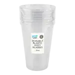 Wholesale Clear Plastic Spirit Glasses Pack of 8 from Harrisons Direct