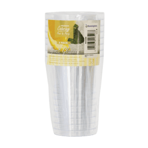 Clear Plastic Spirit Glasses Pack of 8 from Harrisons Direct
