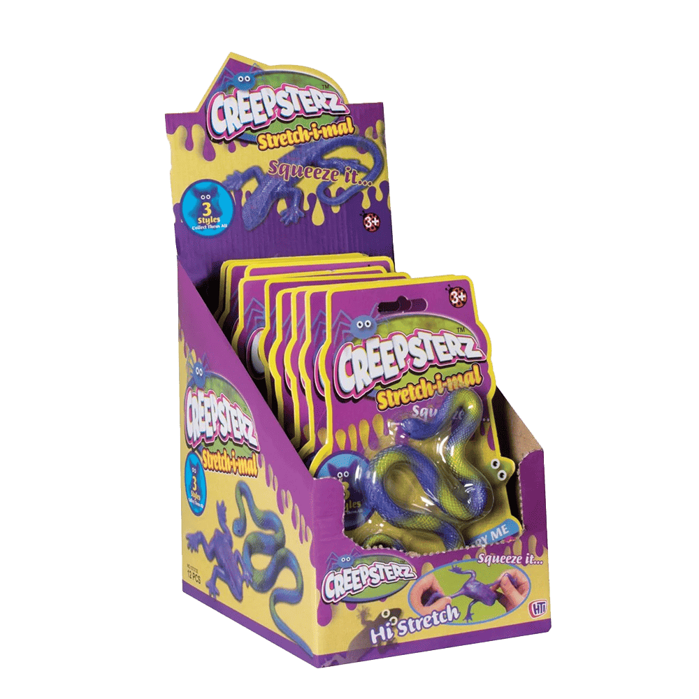 Creepsterz Stretch-I-Mals 9 Assorted Designs CDU
