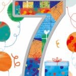 Wholesale Birthday Card Age 7 Boy - Word Play By Simon Elvin from Harrisons Direct