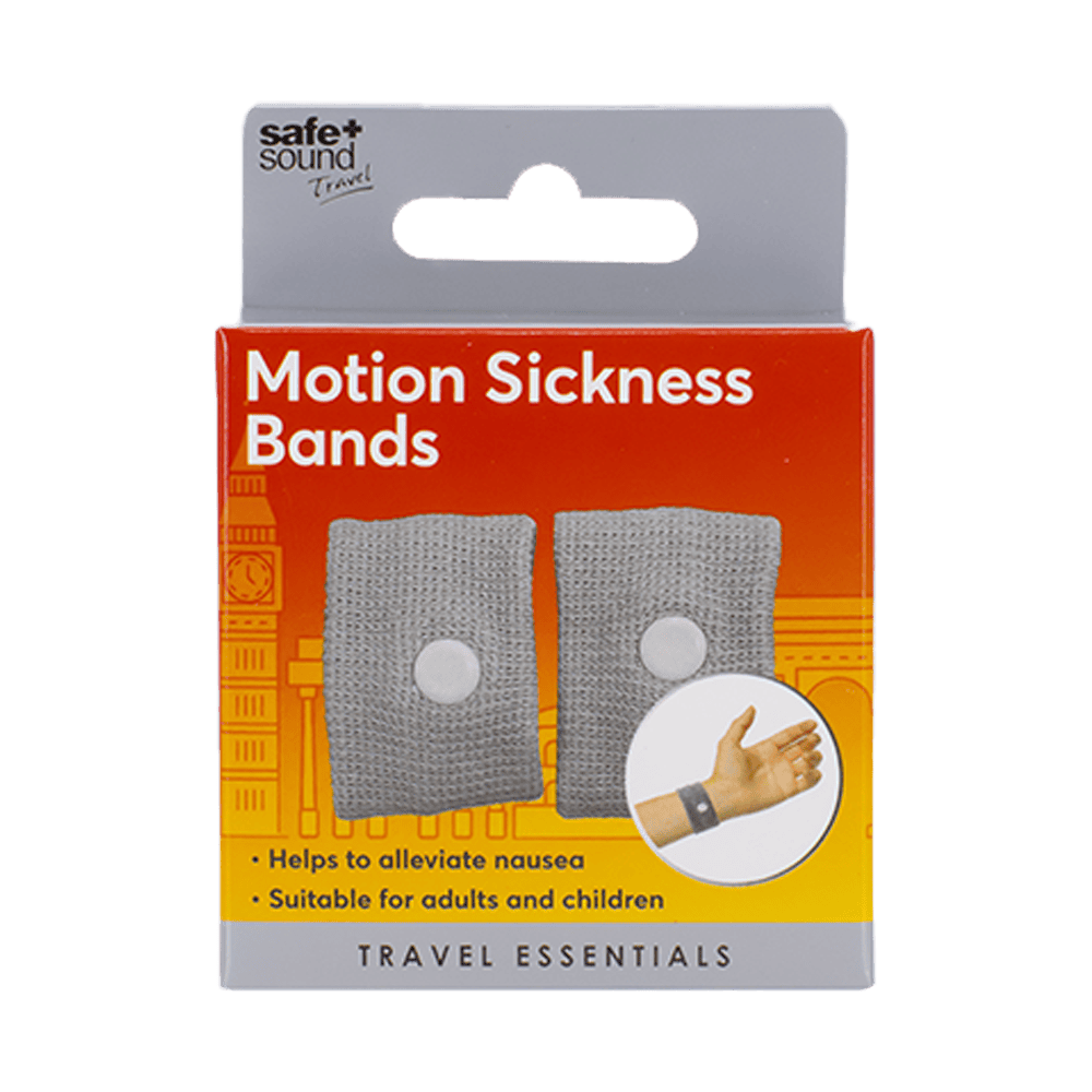Safe Sound Motion Sickness Bands Twin Pack from Harrisons Direct