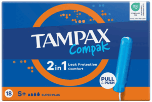 Wholesale Tampax Compak Super Plus 18's from Harrisons Direct