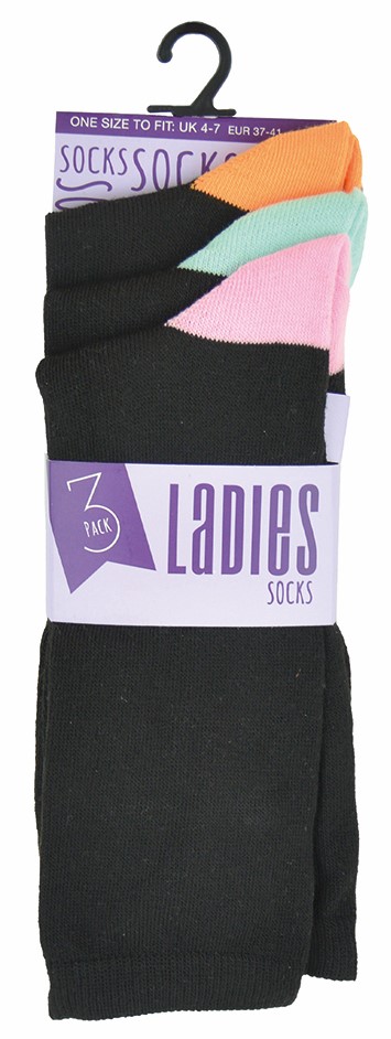 Ladies Socks 3 Pack