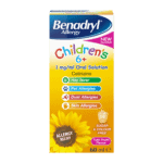 Benadryl Allergy Relief for Children 6 Oral Solution 1mg-ml 60ml from Harrisons Direct