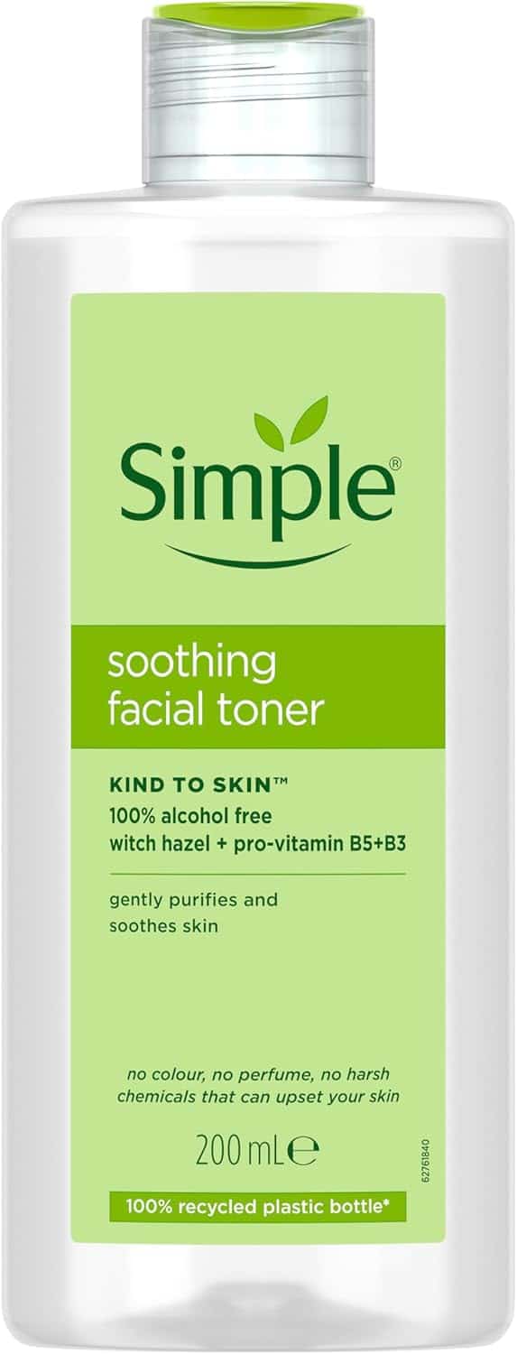 Simple Soothing Facial Toner 200ml bottle from Harrisons Direct