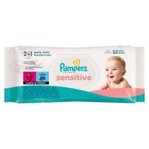 Wholesale Pampers Sensitive Baby Wipes 52's from Harrisons Direct