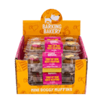 The Barking Bakery Trio Iced Woofins in CDU from Harrisons Direct