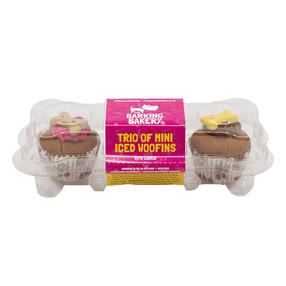 The Barking Bakery Trio Mini Iced Woofins