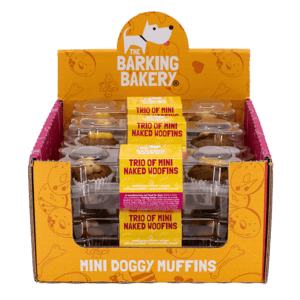 The Barking Bakery Trio Mini Uniced Woofins from Harrisons Direct