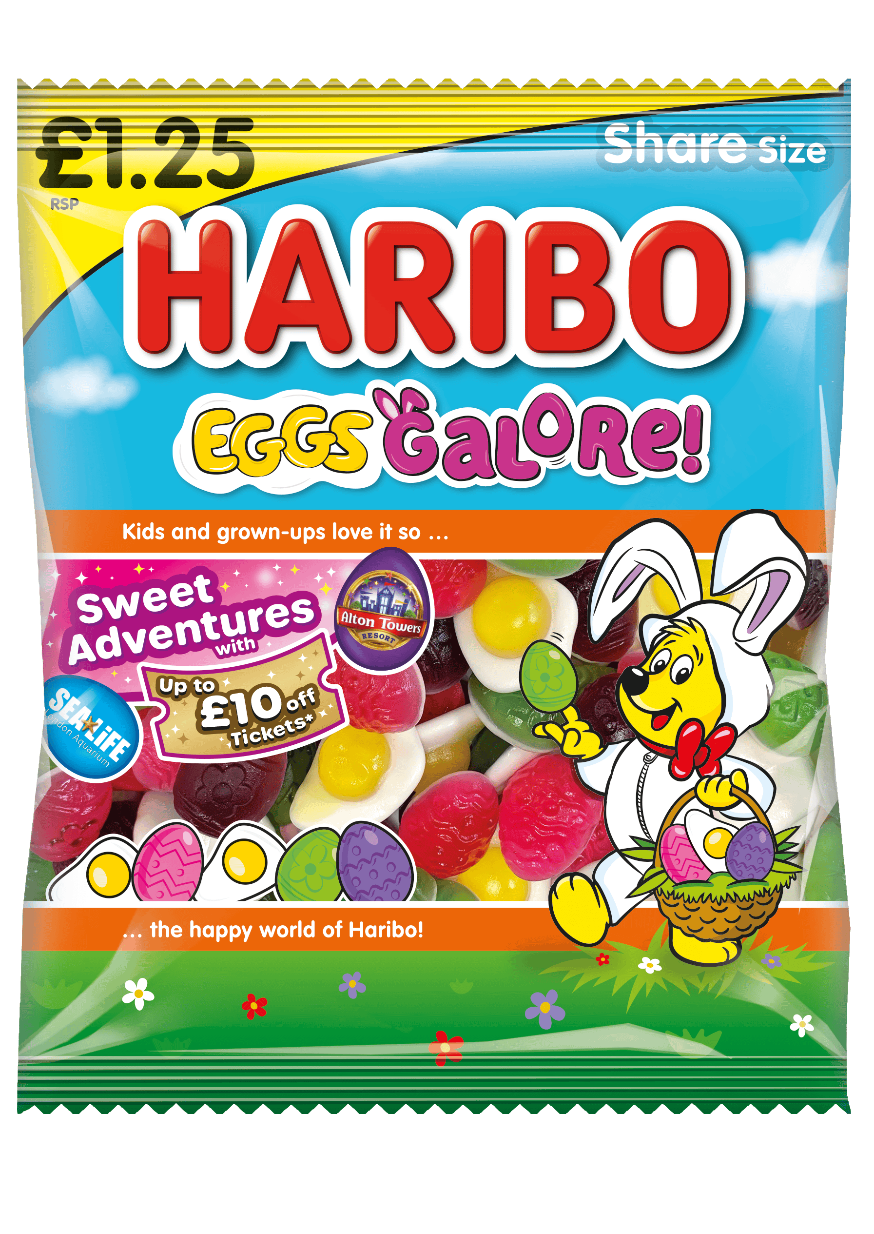 Haribo Eggs Galore! 140g £1.25 PMP