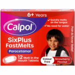 Calpol SixPlus Fastmelt Tablets 12s from Harrisons Direct