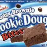 A box of Cookie Dough Bites Double Chocolate Fudge Brownie from Harrisons Direct