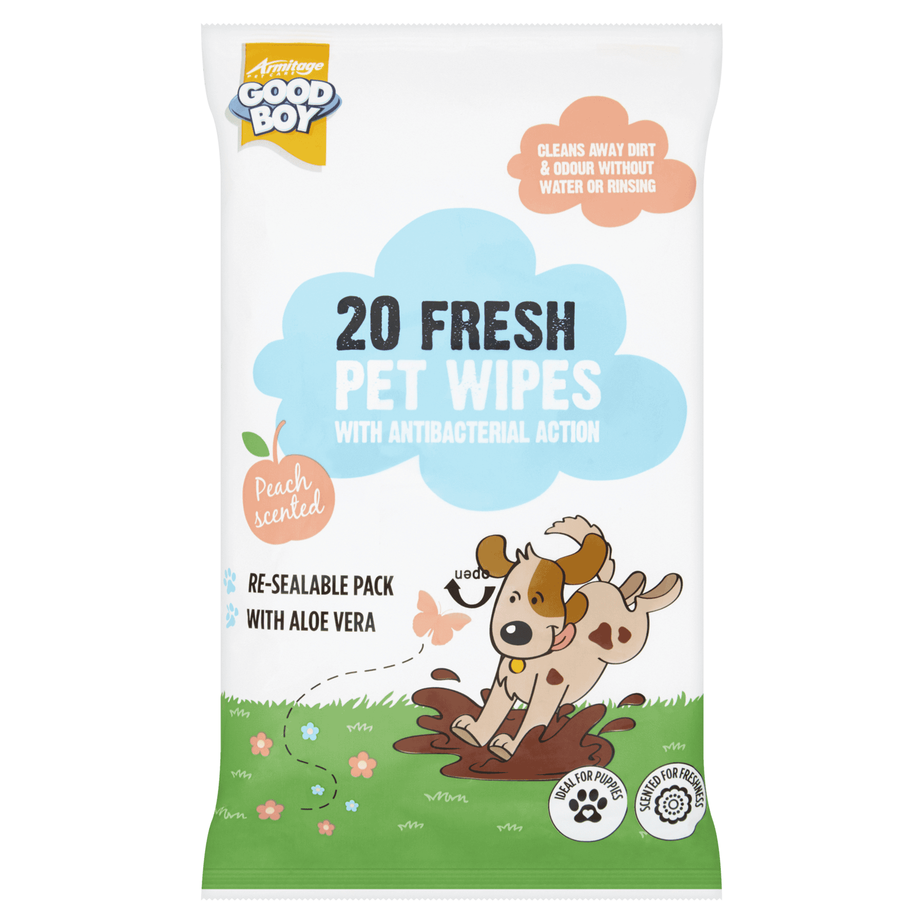 Wholesale Good Boy Compostable Pet Wipes 20s from Harrisons Direct