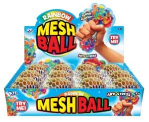 Wholesale Squishy Mesh Ball CDU from Harrisons Direct