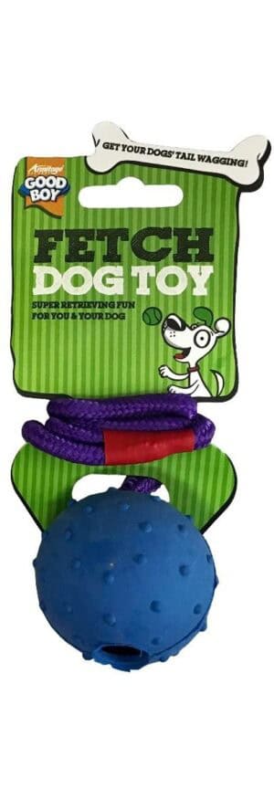 Wholesale Good Boy Ball on a Rope Dog Toy 65mm from Harrisons Direct