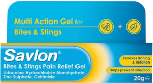 Savlon Bites & Stings Gel 20g from Harrisons Direct