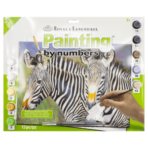 Paint By Numbers Junior Large - Grevy's Zebra