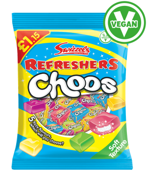Swizzels Refreshers Choos £1.15 PMP 115g