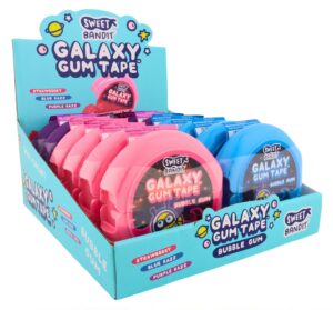 Wholesale Sweet Bandit Galaxy Gum Tape 58g from Harrisons Direct