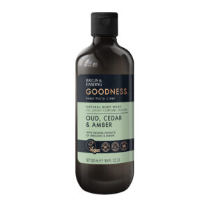 Wholesale Baylis & Harding Goodness Oud, Cedar & Amber Body Wash 500ml from Harrisons Direct