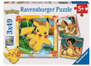 Ravensburger Pokemon 3 x 49 Piece Jigsaw Puzzle from Harrisons Direct