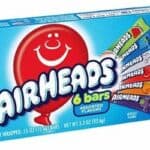 A box of Airheads 6 Bars from Harrisons Direct
